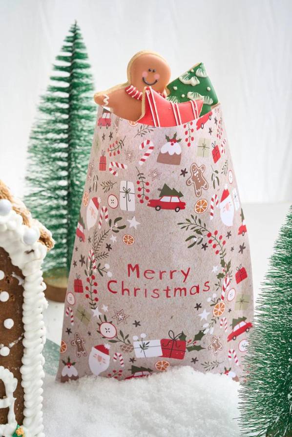 Gavepose -Merry Christmas- pk/10