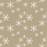 servietter beige snøflak