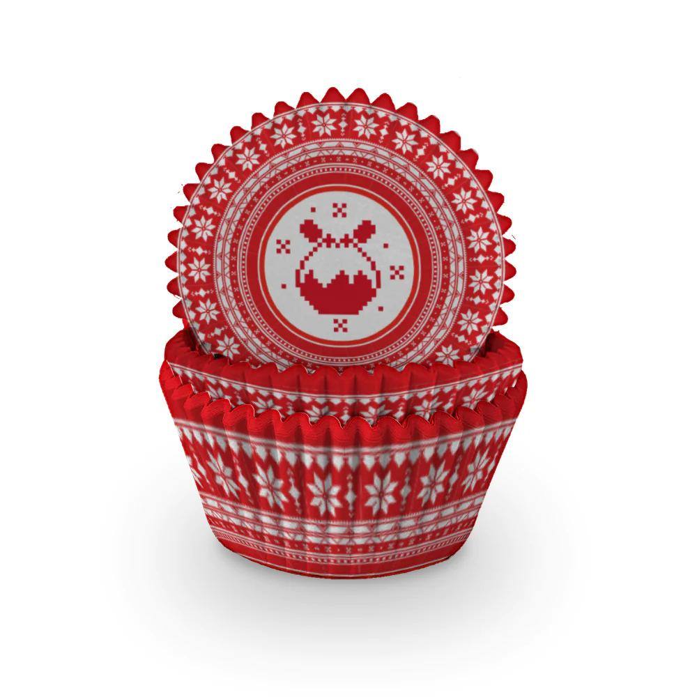 muffinsformer strikk til jul