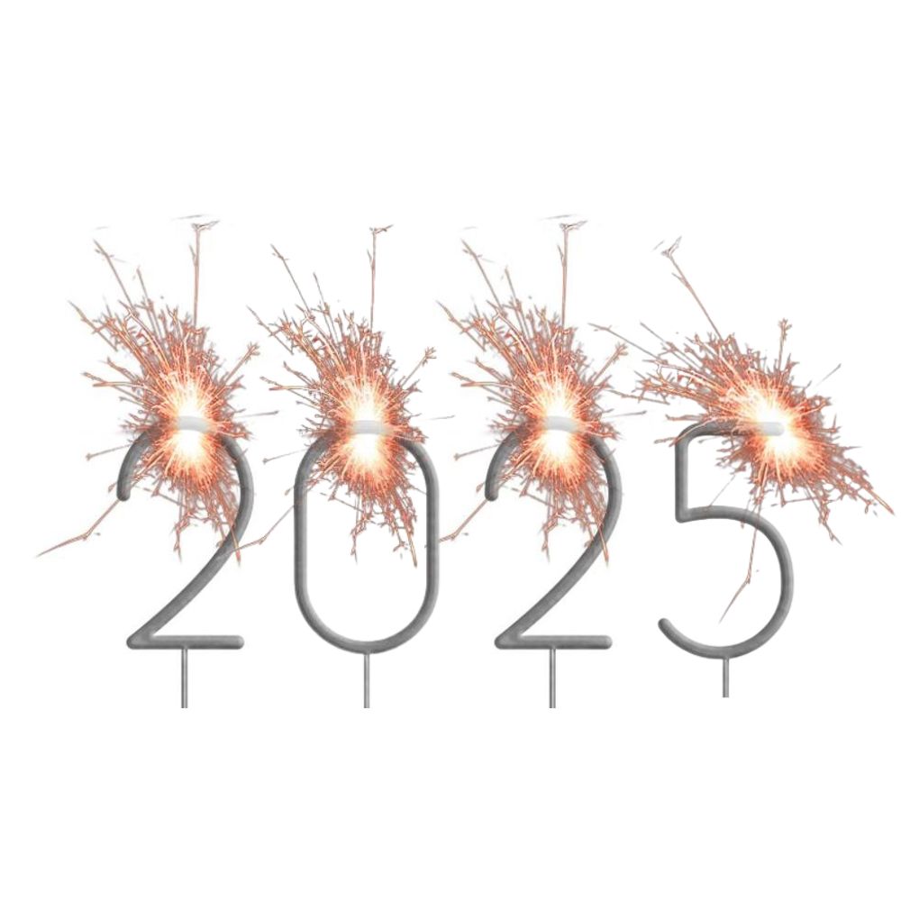 stjerneskudd tall til kake 2025 nyttårskake