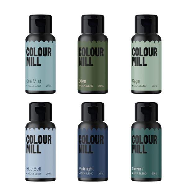 Colour Mill Aqua Blend Fargepakke 6pkn