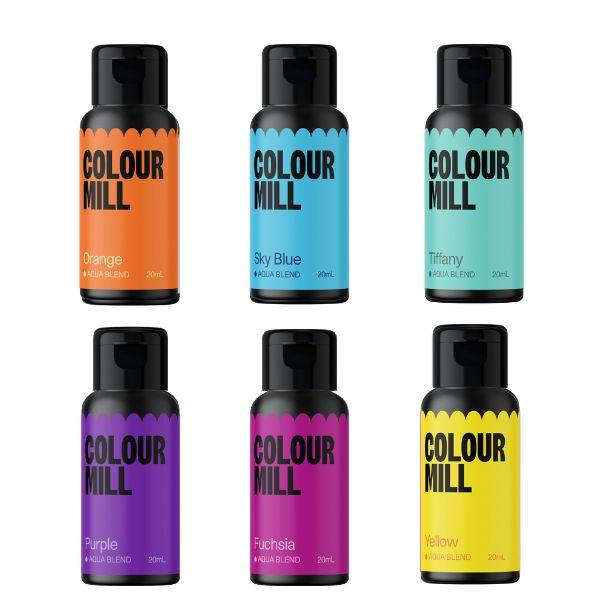 Colour Mill Aqua Blend Fargepakke 6pkn