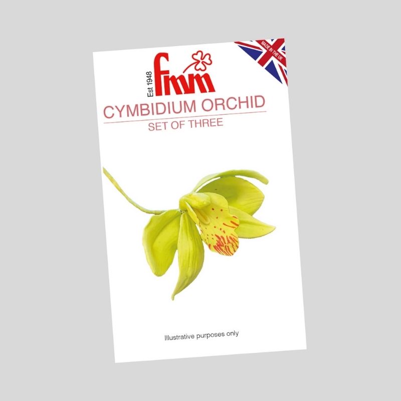 FMM Utstikker -Cymbidium orkidé- sett/3