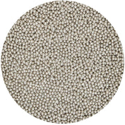 Sugarpearls 2 mm -Metallic Silver