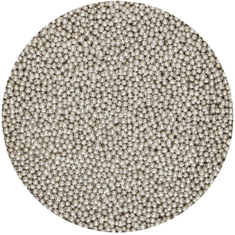 Sugarpearls 2 mm -Metallic Silver