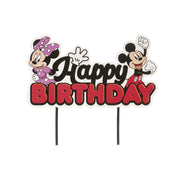 mikke mus og minnie happy birthday kaketopp