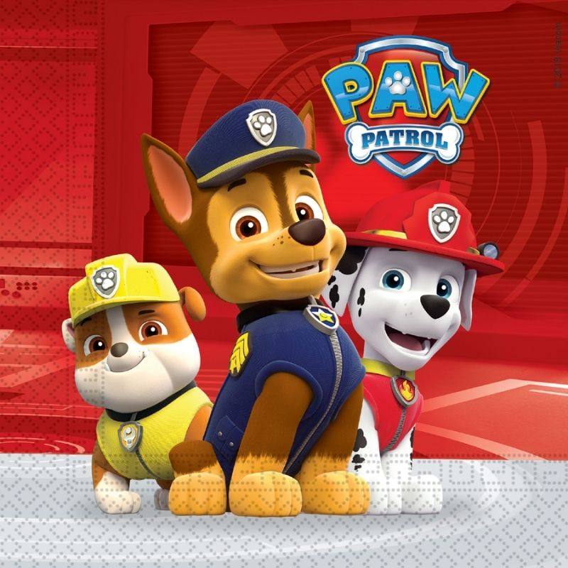 Paw Patrol servietter