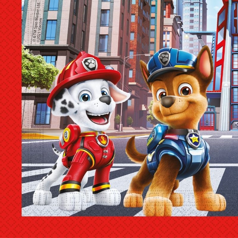 Servietter -Paw Patrol- 33cm, pk/20