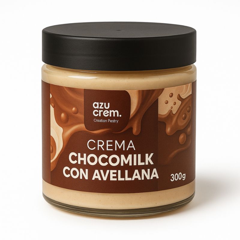 Sjokolademelk-krem med hasselnøtt, 300gr