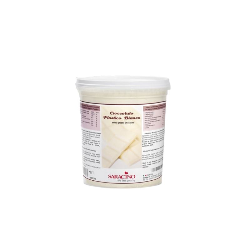 Saracino Modelleringssjokolade -Hvit- 1kg