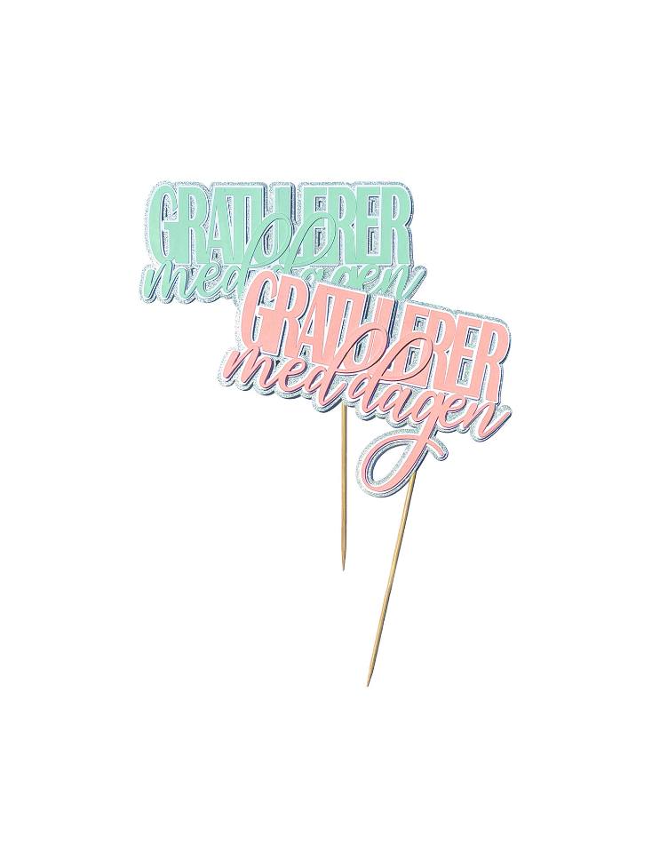 Pretty Please Kaketopp -Gratulerer med dagen