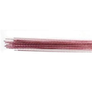 Blomsterwire Mørk rosa 50stk 0,50mm 24 gauge 1