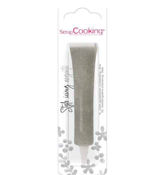 scrapcooking pynteglasur sølv