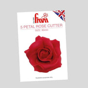 FMM utstikker til 5 roseblad 9 cm stor