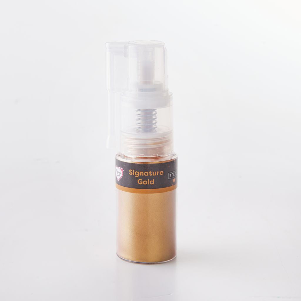 Rainbow Dust Pumpe-spray med spiselig gullglitter, Signature Gold, 10g