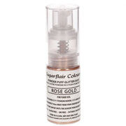 Sugarflair glitterspray pumpe - rosegull