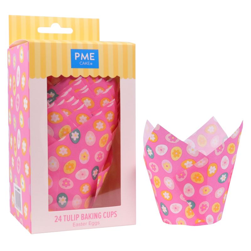 PME Tulipan muffinsformer med påskeegg