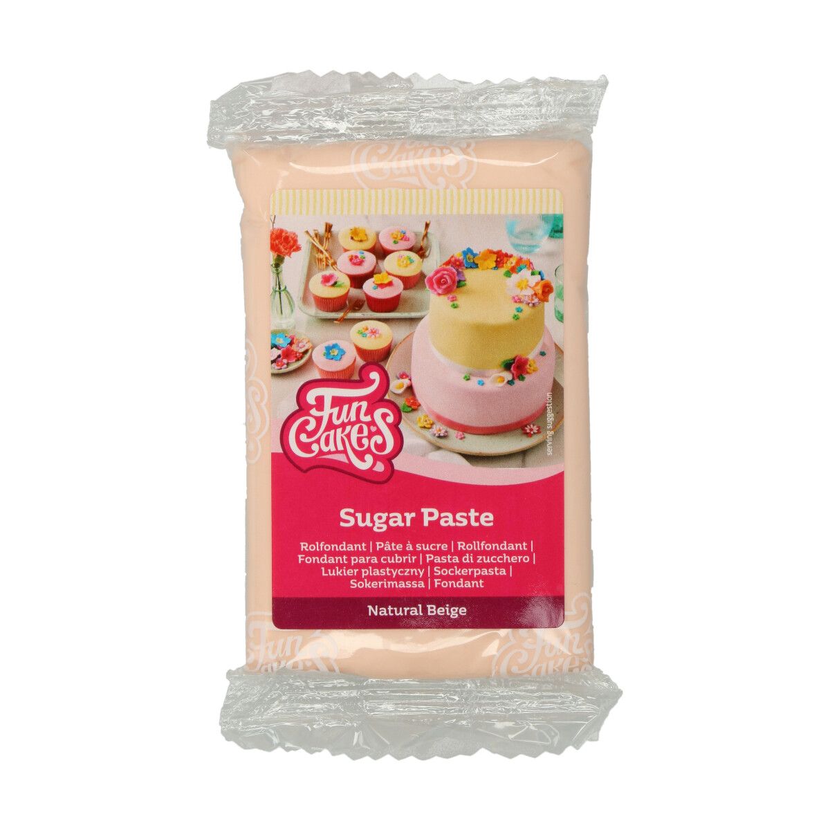 Naturlig beige fondant fra FunCakes, 250g