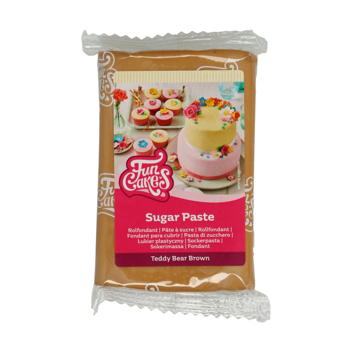 Lys brun fondant fra FunCakes, 250g