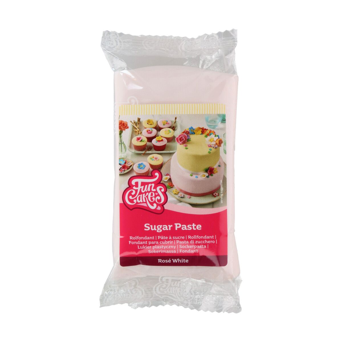 Roséhvit fondant fra FunCakes