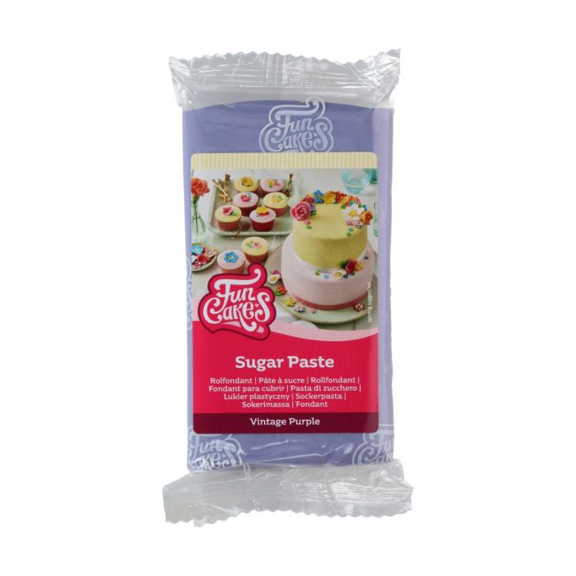 vintagelilla fondant fra FunCakes