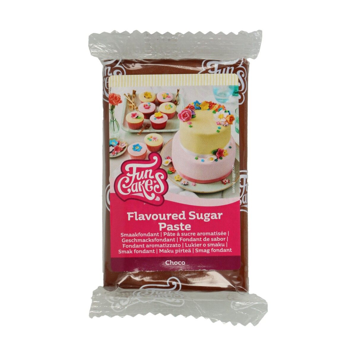 Brun fondant med sjokoladesmak fra FunCakes, 250g