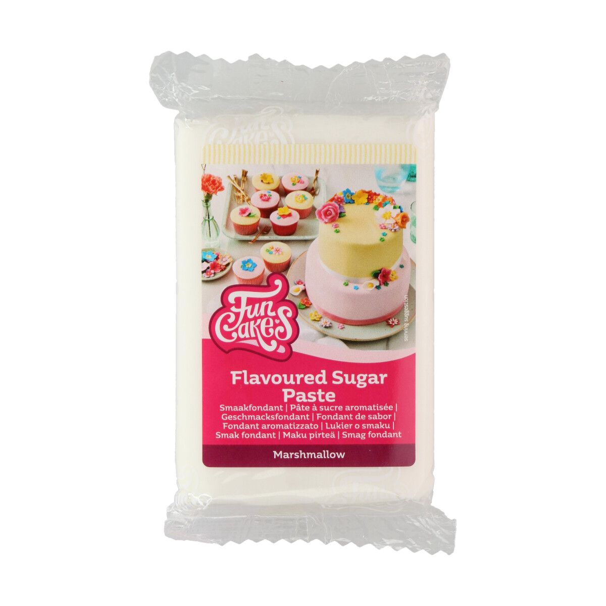 Hvit fondant -Marshmallow- fra FunCakes, 250g
