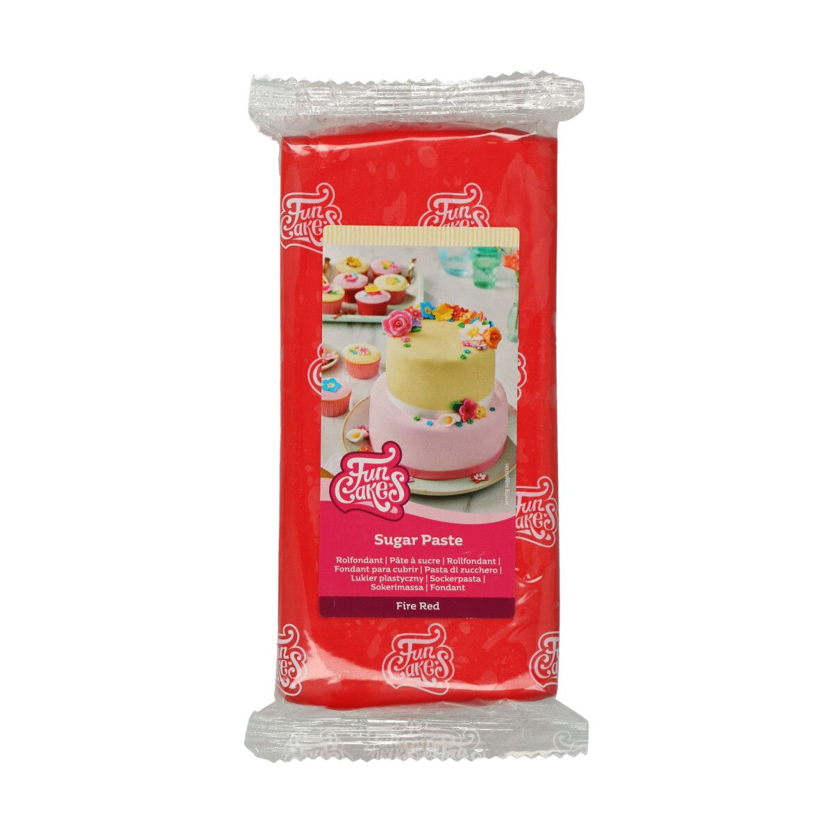 Rød fondant fra FunCakes, 1kg
