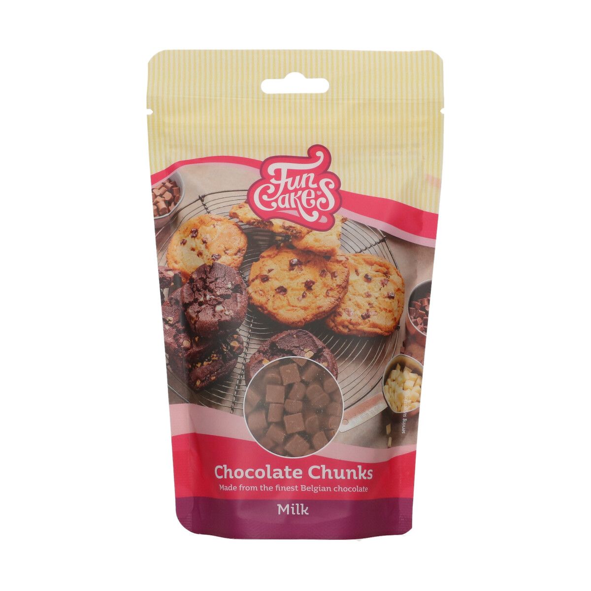 FunCakes Sjokolade Chunks -melkesjokolade- 350g