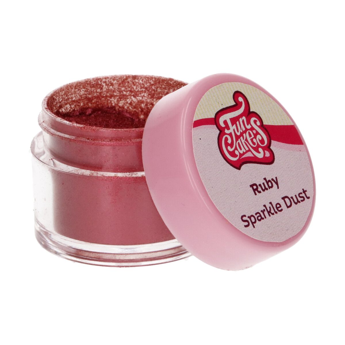 Spiselig glitter ruby