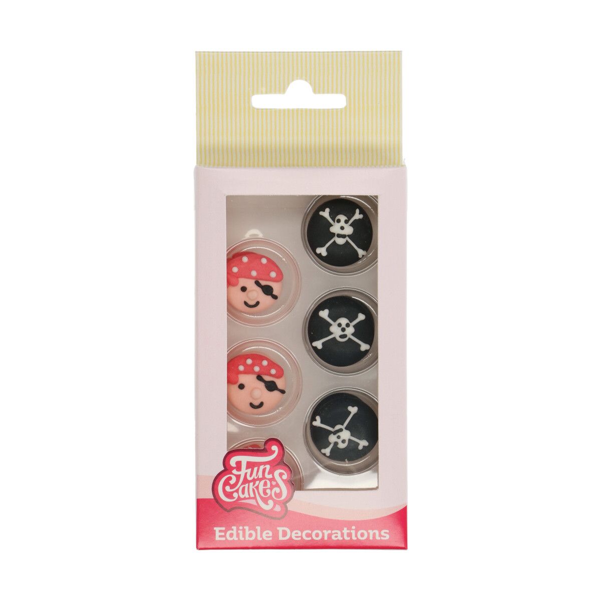 FunCakes spiselig kakepynt Pirat pk/8