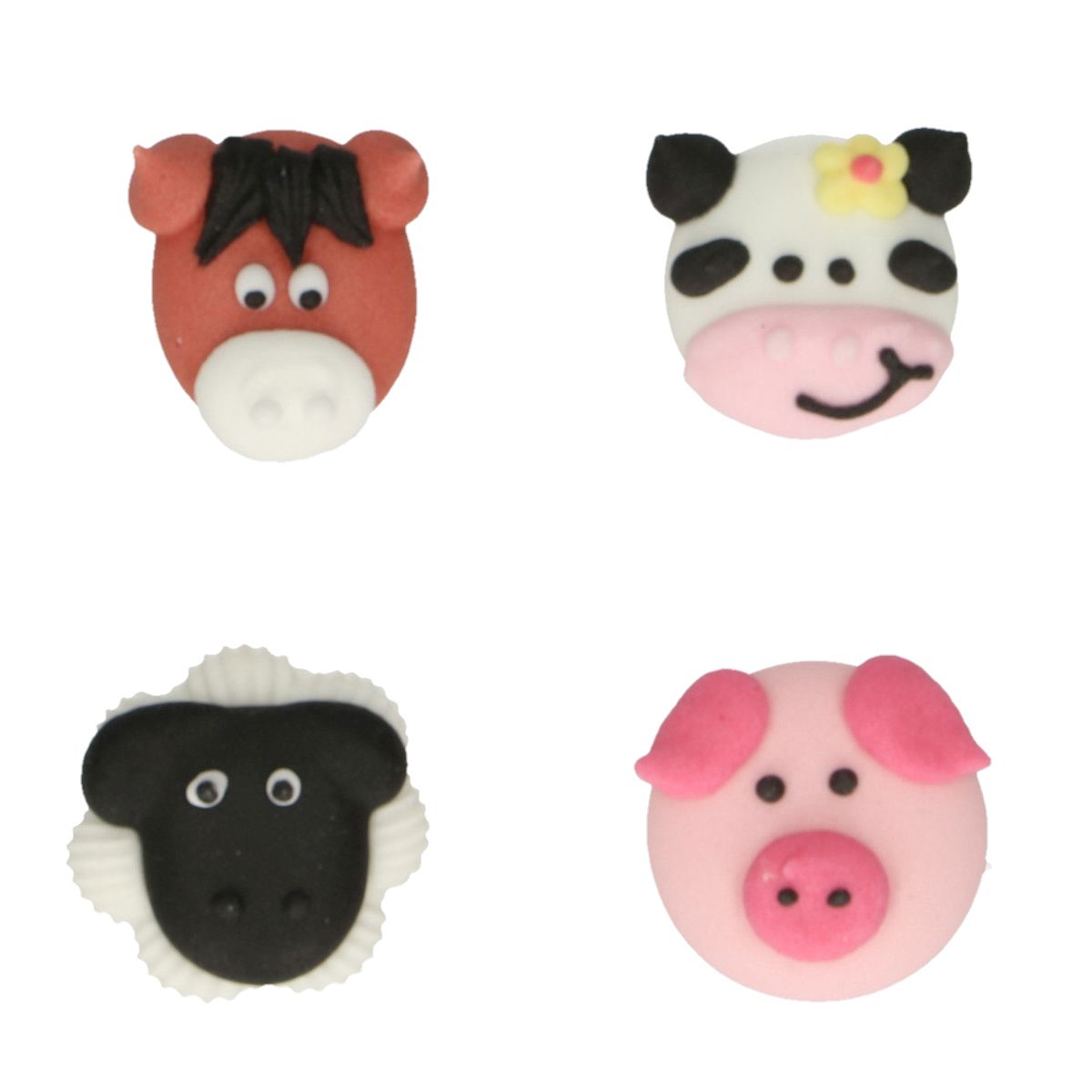 FunCakes spiselig kakepynt -Gårdsdyr- 8 stk