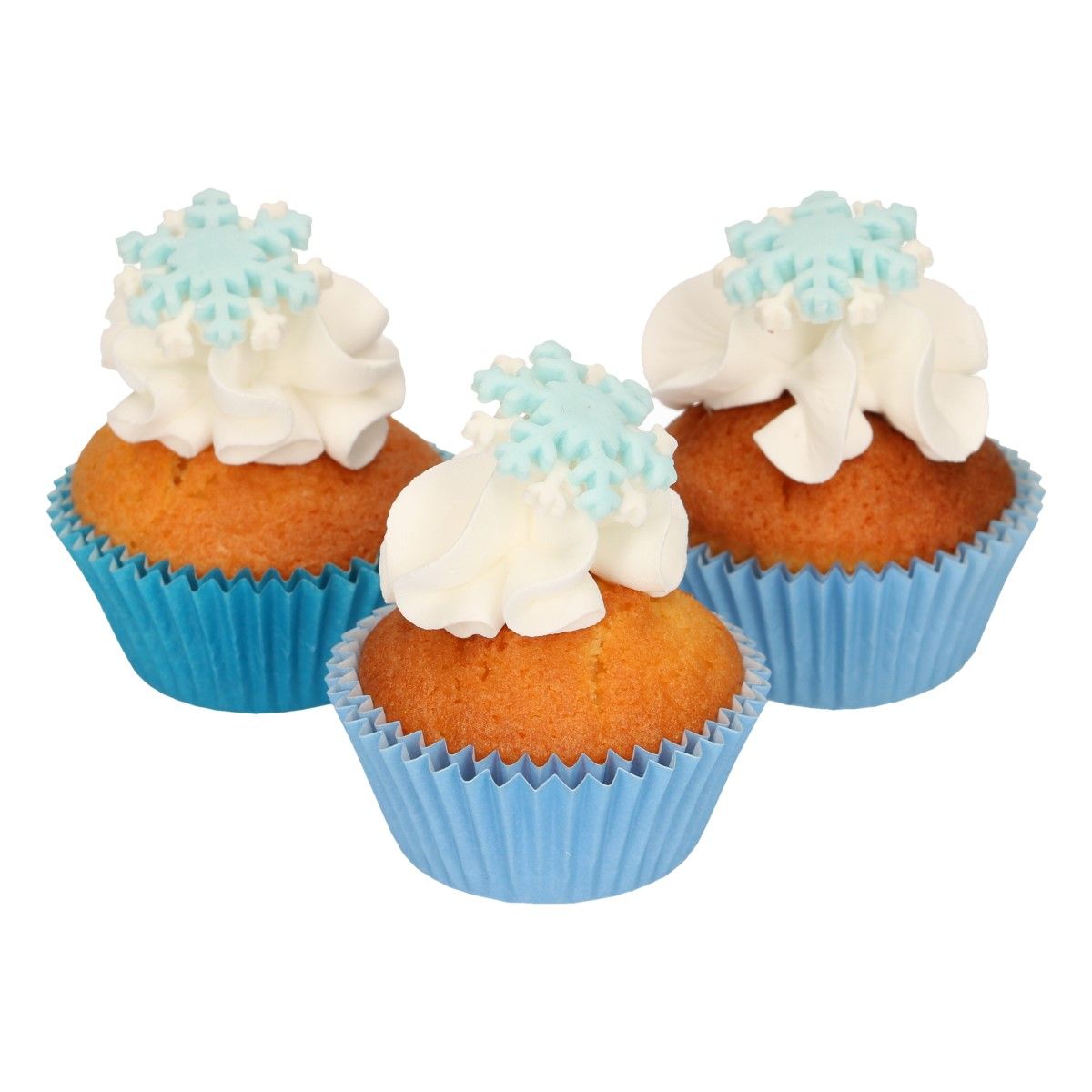 FunCakes spiselig kakepynt Snøkrystall, sett/6