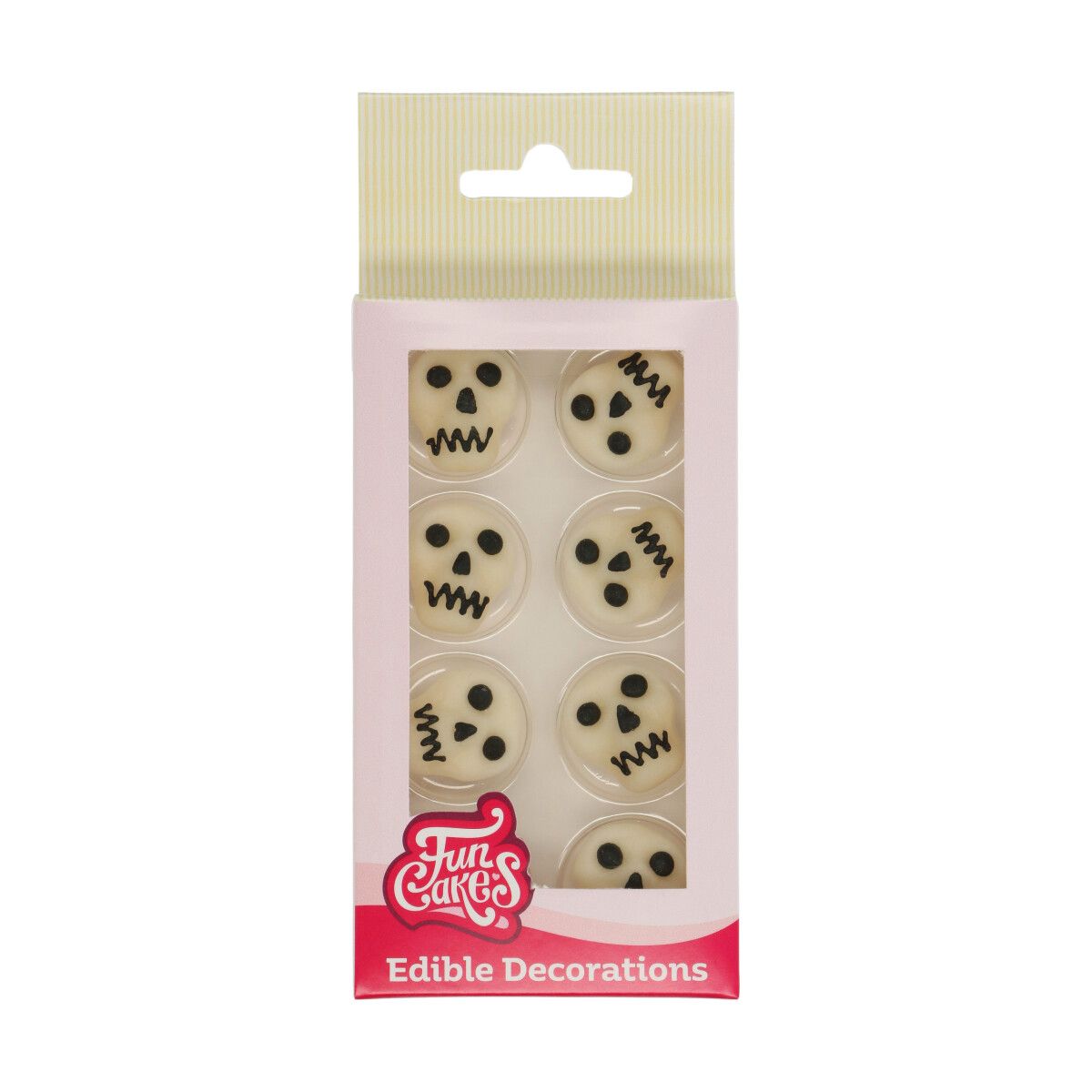 FunCakes Spiselig kakepynt Hodeskaller pk/8