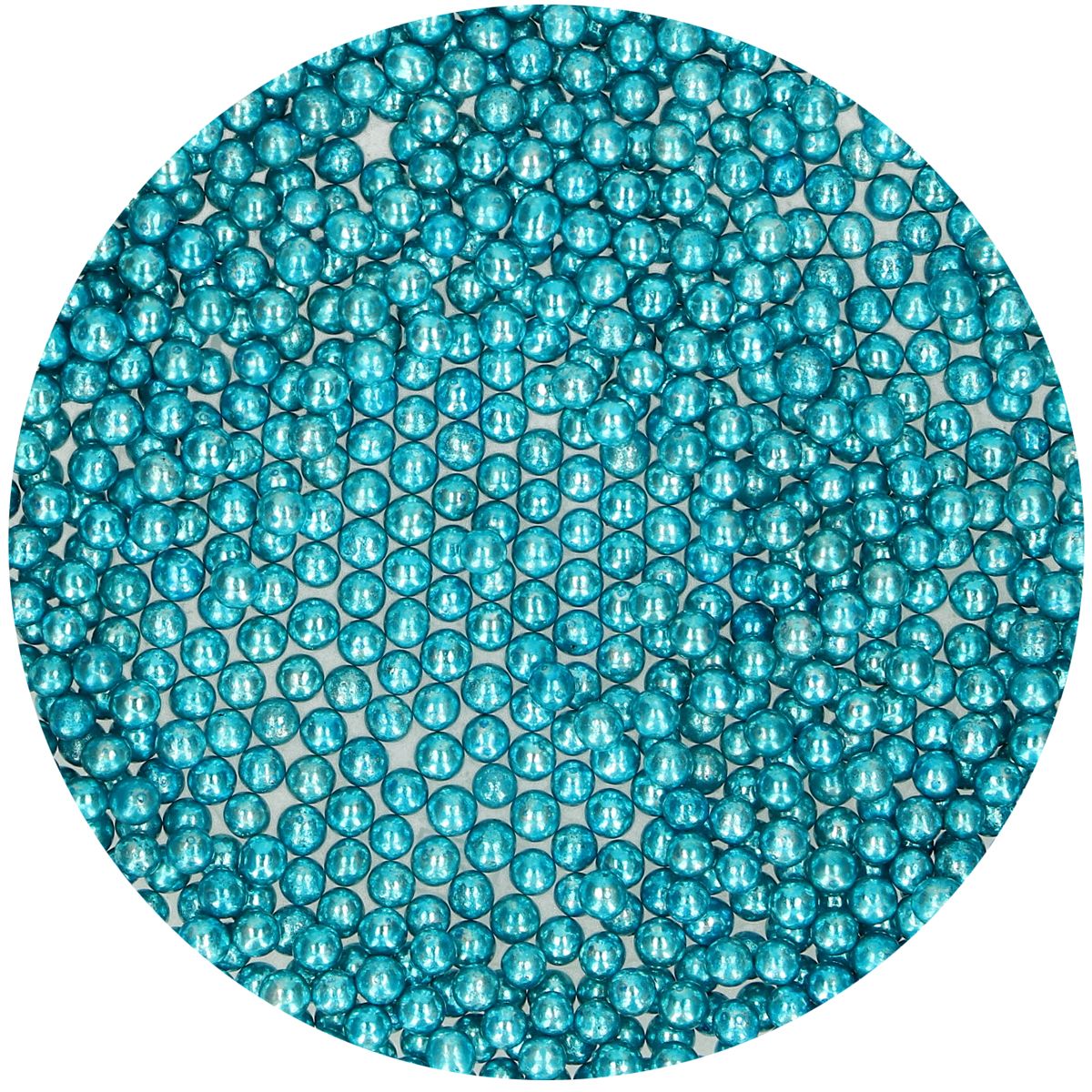 Kakestrø Sukkerperler Glinsende Blå 80g