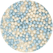FunCakes Myke perler - Blå/hvit 500g