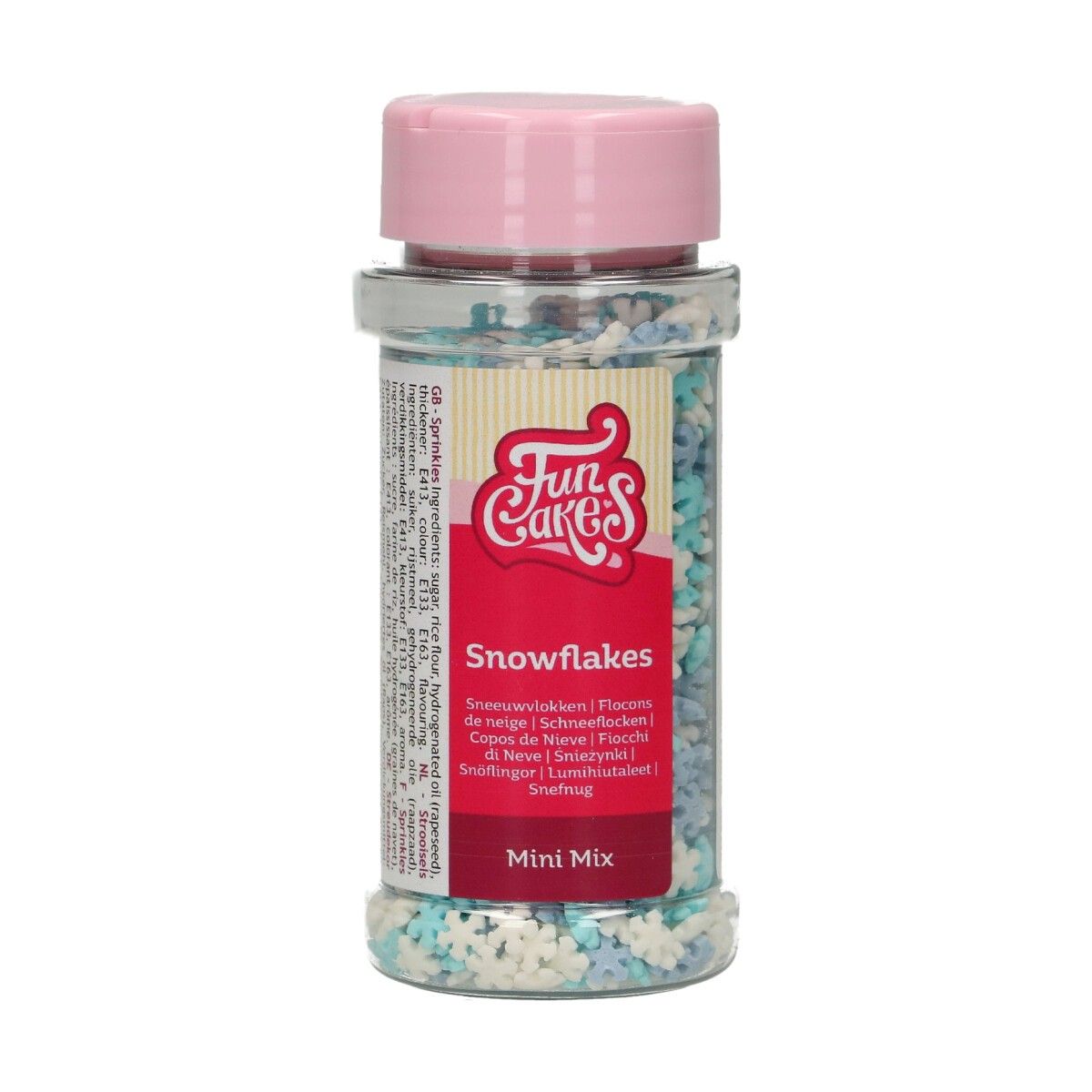 FunCakes Kakestrø Medley -Snowflakes- 50g