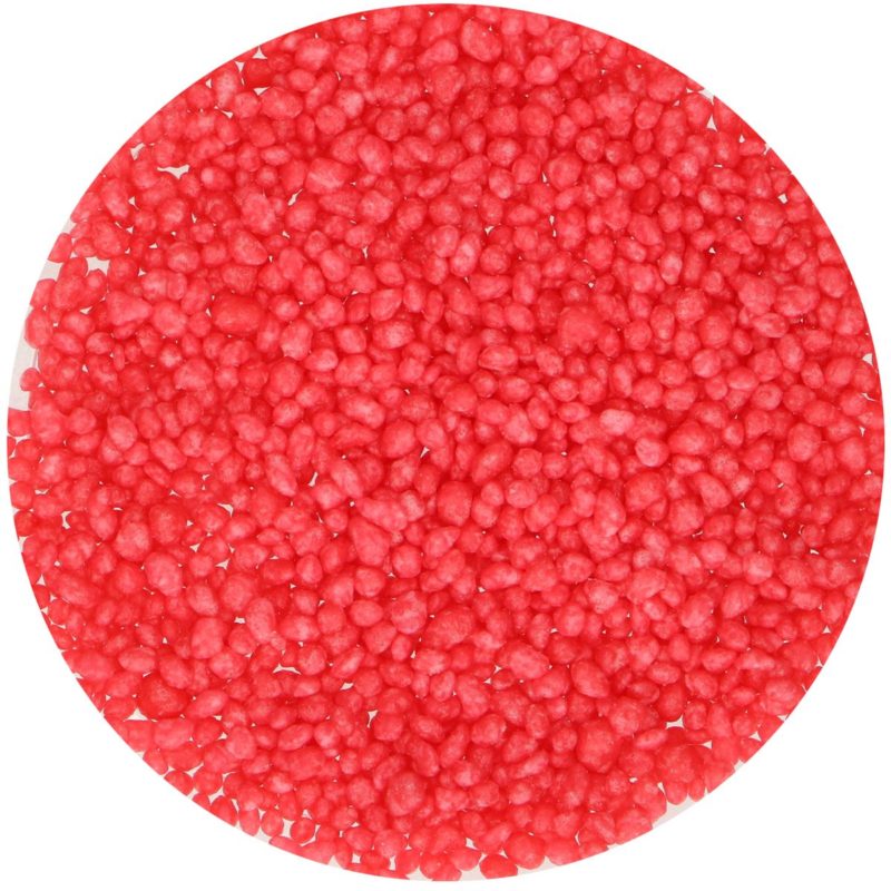 FunCakes Kakestrø Sugar Dots -Rød- 80g (B.F.31/8-25)