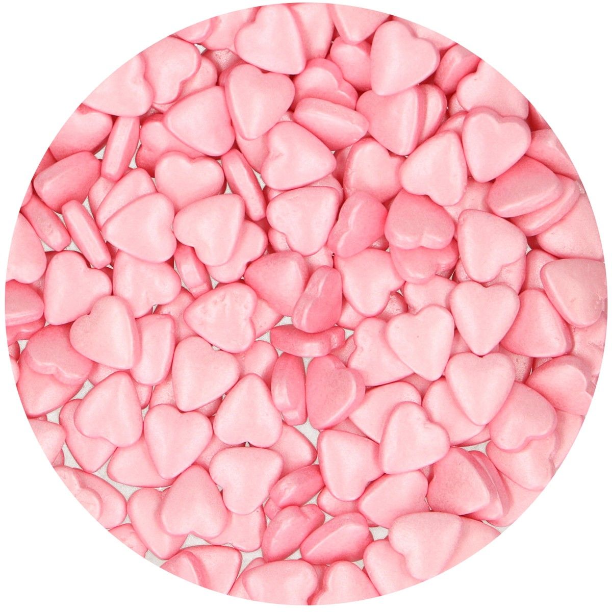 FunCakes Kakestrø Rosa hjerter 80g