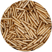 FunCakes kakestrø Metallic Sukkerstenger XL -Lys gull- 70g