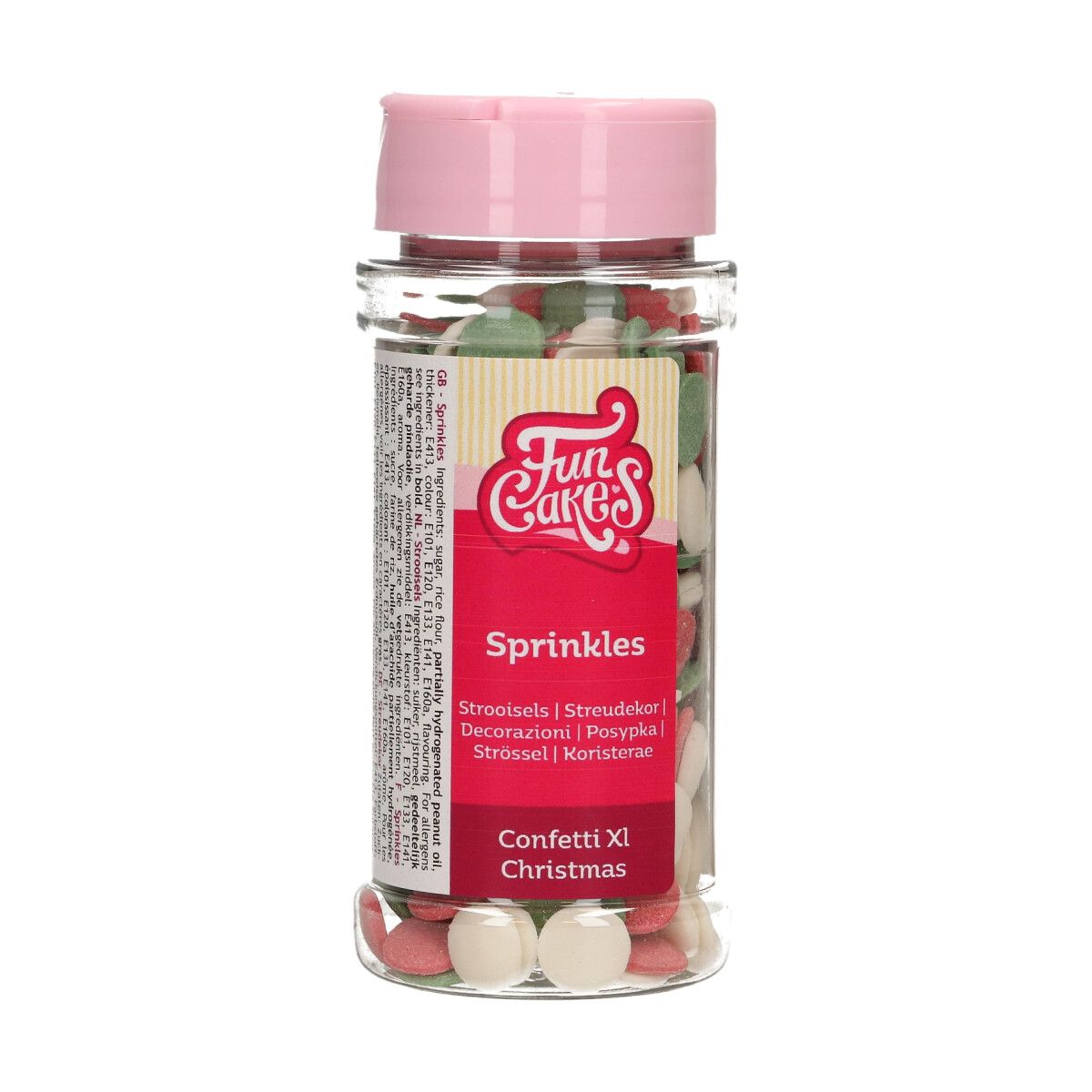FunCakes kakestrø -Konfetti XL Jul- 60g