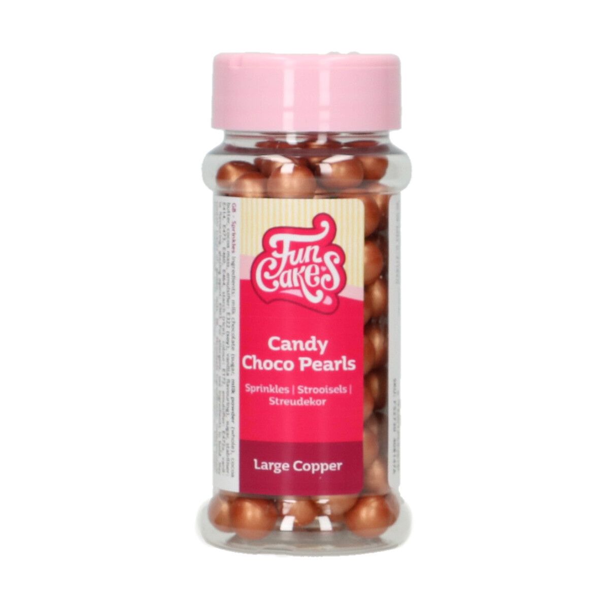 FunCakes Sjokoladekuler Large -Kobber- 70g