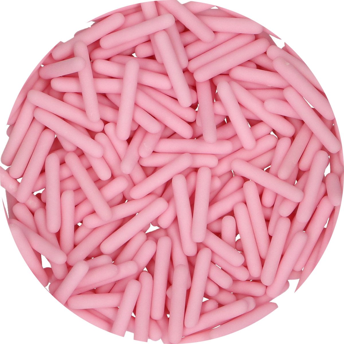 Funcakes kakestrø sukkerstenger - matt rosa
