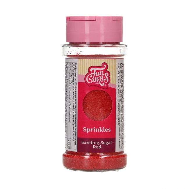 sanding sugar rød