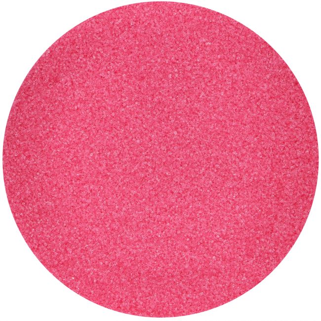 kakestrø farget sukker rosa