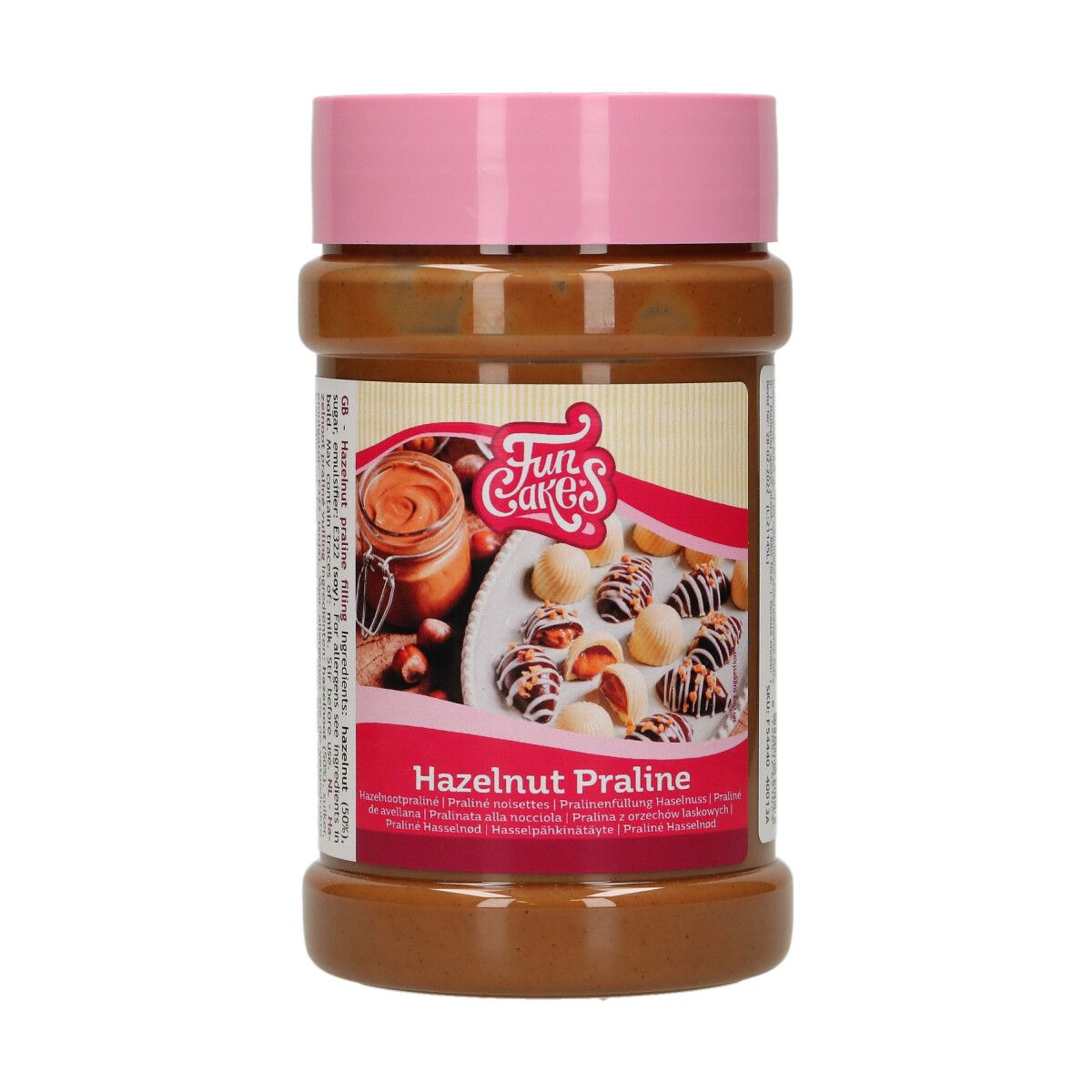 Hasselnøttkrem fra FunCakes praline hasselnøttfyll