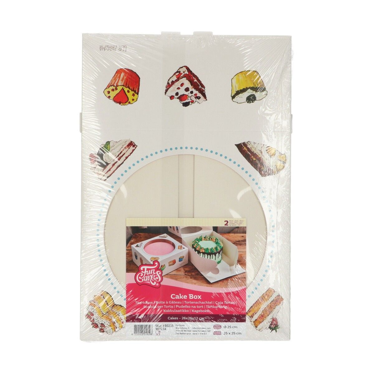 FunCakes Kakeeske -Cakes 26x26x12cm- 2 stk