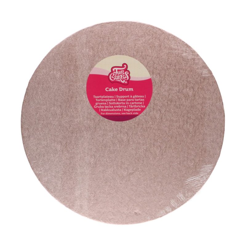 Kake Drum Rund Rose Gull- 30cm