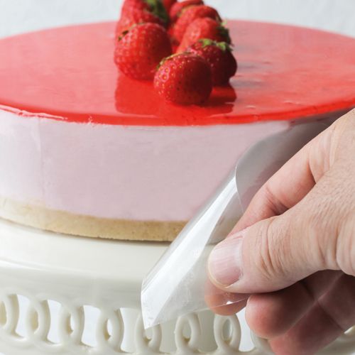 kantfolie eller acetatfolie til kake