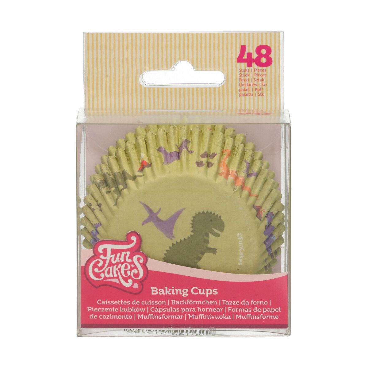 FunCakes Standard Muffinsformer -Dinosaur- pk/48